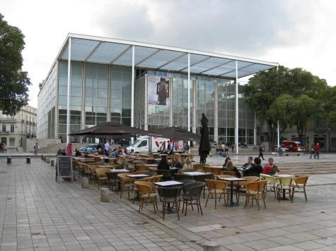 Contemporary Art Museum in Nimes France