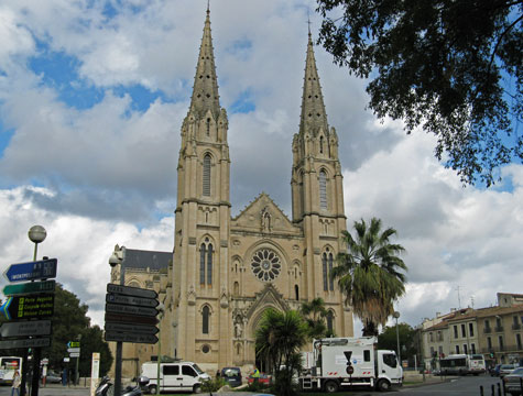 Landmarks in Nimes France